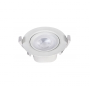 Spot Embutir LED Ecoforce 17487 Redondo 5W 3000K IP20 Bivolt Ø88x40mm