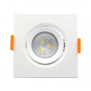Spot Embutir LED Furlight FL1008-OL Quadrado 3W 4200K Bivolt 75x75x40mm