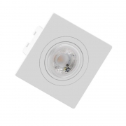 Spot de Embutir Save Energy SE-330.1270 Face Plana 1L Mini Dicróica Gu10 Branco Direcionável