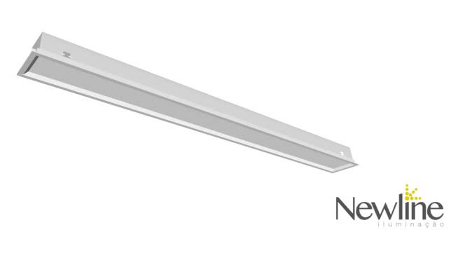 Luminária de Embutir Newline 596LED3 Slim II 32W 3000K Bivolt 1170x126mm  - BLight.com.br | E-Commerce de Iluminação