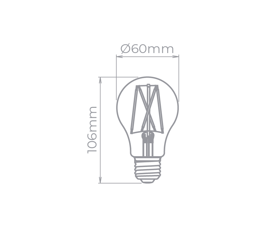 Lâmpada LED Stella STH6335/24 Bulbo Filamento Vintage E27 2W 2400K Bivolt  - BLight.com.br | E-Commerce de Iluminação