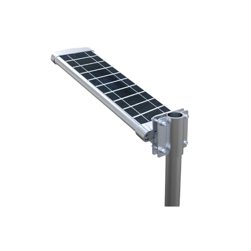 Luminária para Poste LED Ecoforce 15543 Solar 20W 6000K IP54 164x227x808mm