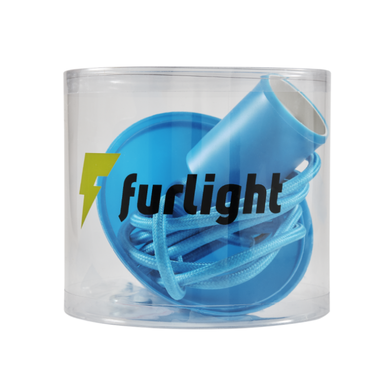 Pendente Furlight FL4020 Color E27 Ø40x95mm Azul  - BLight.com.br | E-Commerce de Iluminação