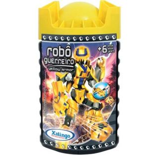 Blocos De Encaixe Robô Guerreiro Yellow Armor Xalingo