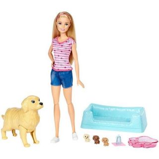 Boneca Barbie Familia Filhotinhos Recm Nascidos Mattel
