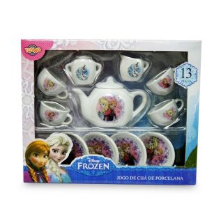 Jogo De Cha Porcelana Frozen Infantil Toyng