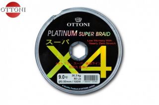 Linha De Pesca Platinum X4 3.0 0,30mm Ottoni 1 Unidade