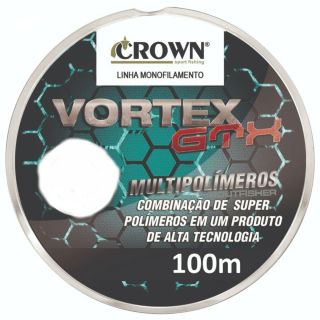 Linha Monofilamento Vortex Gtx 100m 0,37mm Crown