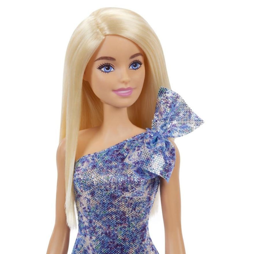 Boneca Barbie Básica Glitz Barbie Loira Mattel