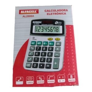 Calculadora De Mesa 8 Digitos 2808a Alfacell