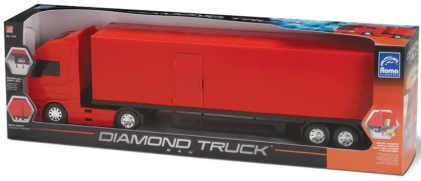 Caminhao Bau Roda Livre Diamond Truck Cor Sortida Roma