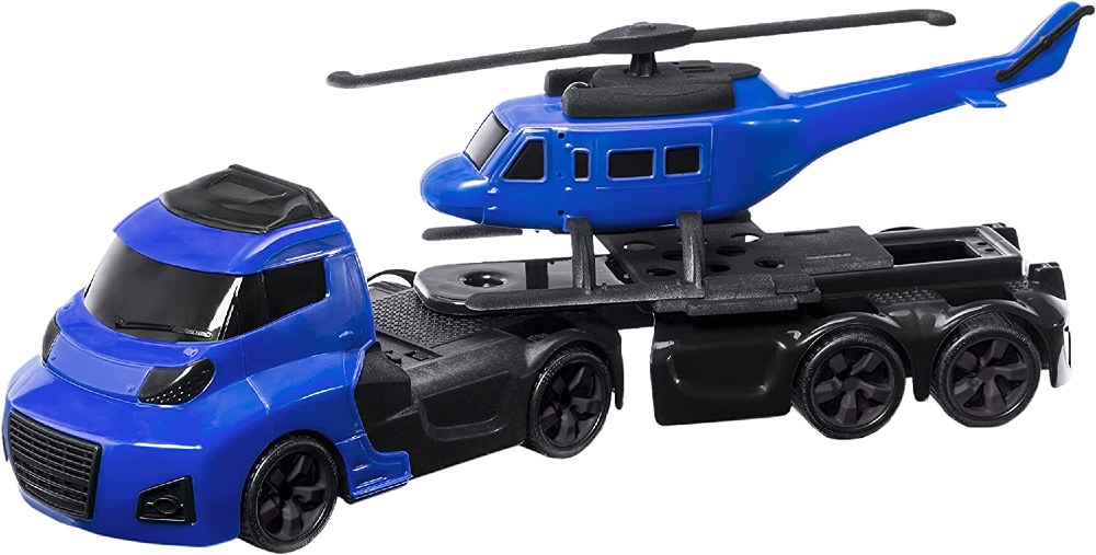 Caminhao Invinctus Sky Com Helicoptero Cardoso Toys