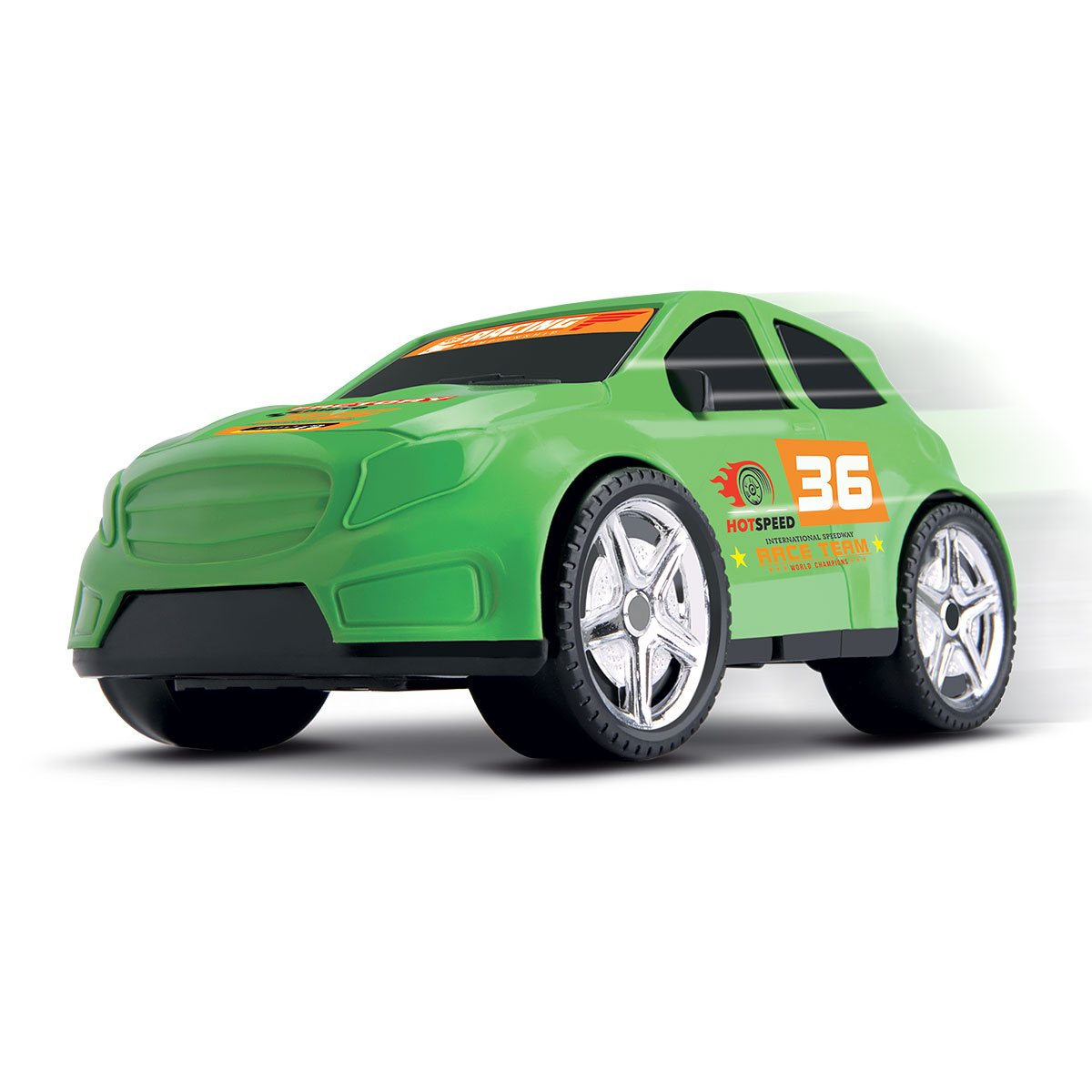 Carro Fast Dangerous C/2 Verde e Amarelo Samba Toys
