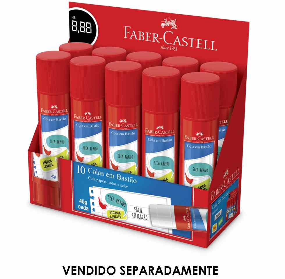 Cola Bastao Tubo 40g Faber Castell