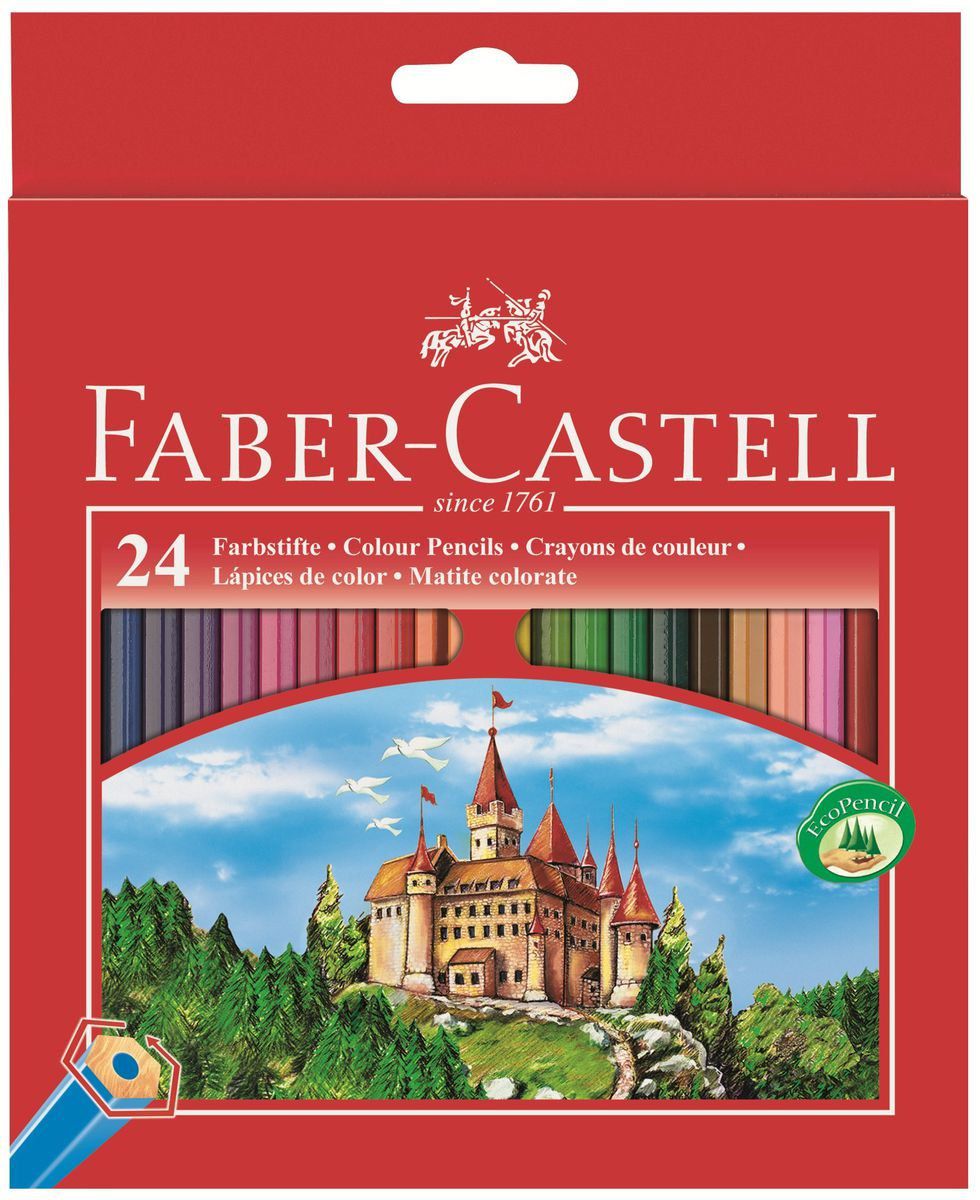 Ecolapis De Cor 24 Cores Faber Castell