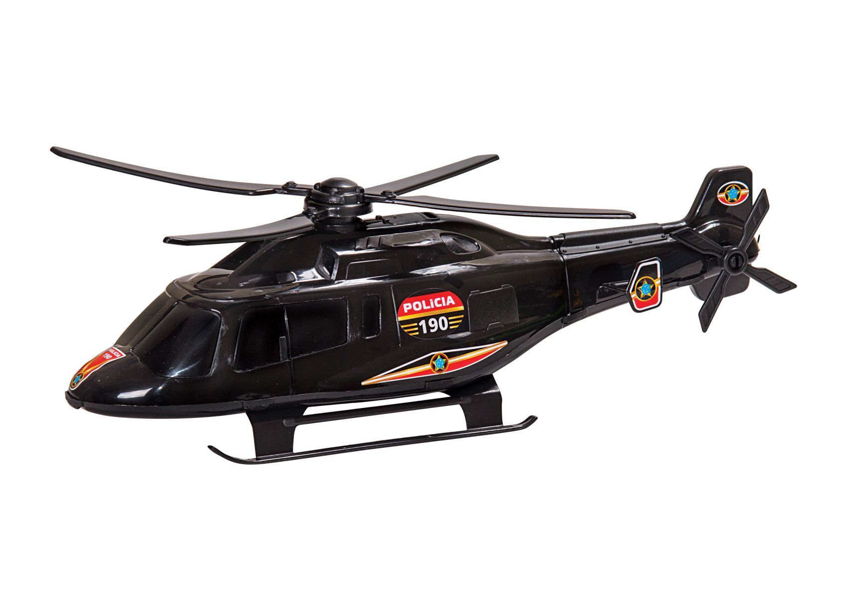 Helicoptero Mini Policia Resgate Bs Toys