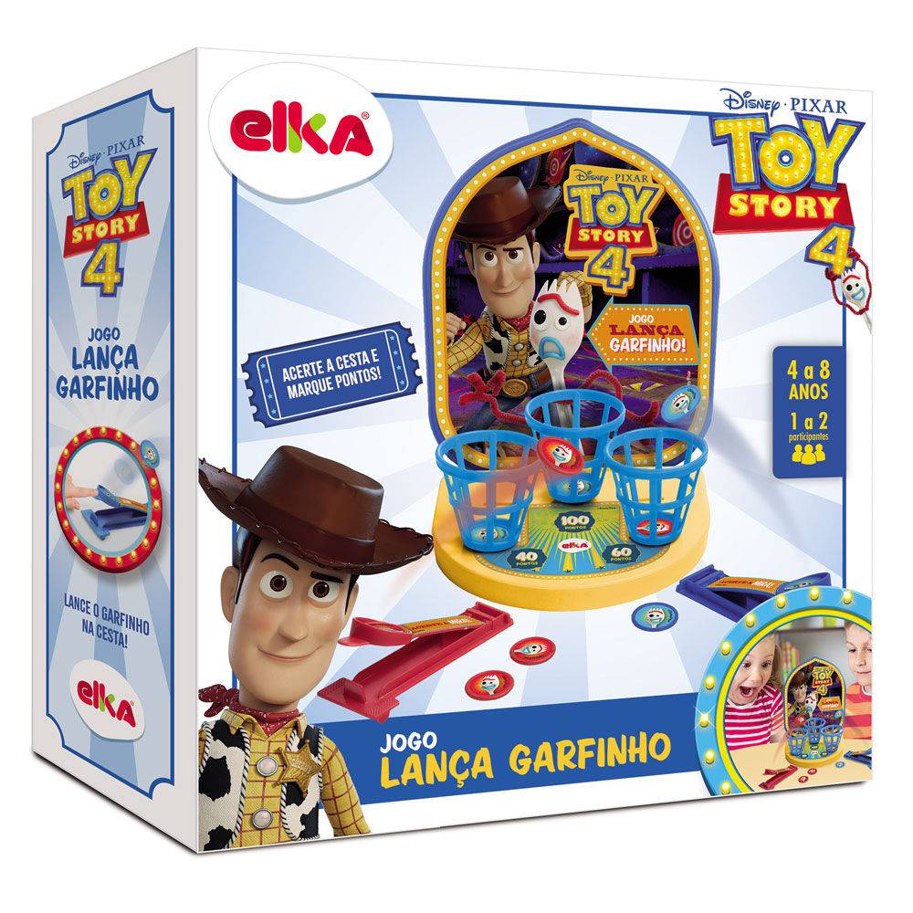 Jogo Lança Garfinho Toy Story 4 Elka