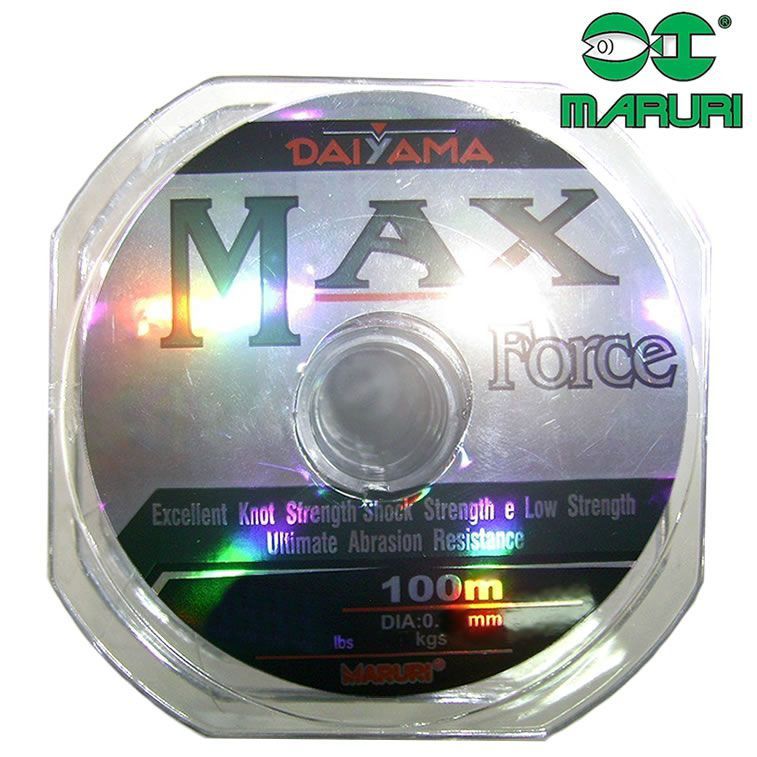 Linha De Pesca Max Force Daiyama 3.0 0.29mm 100 Metros Maruri