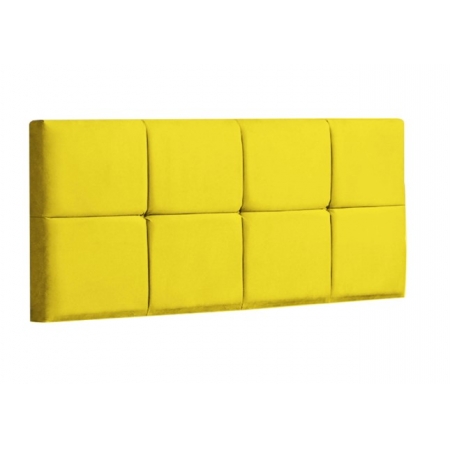 CABECEIRA PAINEL TALISMÃ KING 195cm SUEDE AMARELO