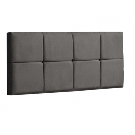 CABECEIRA PAINEL TALISMÃ KING 195cm SUEDE CINZA