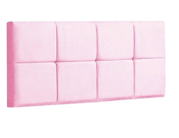 CABECEIRA PAINEL TALISMÃ KING 195cm SUEDE ROSA
