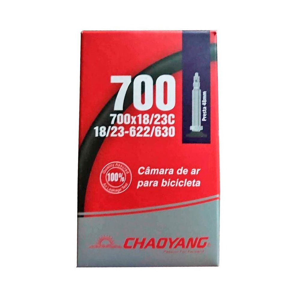 CAMARA DE AR CHAOYANG 700X18/23 VÁLVULA PRESTA 48MM