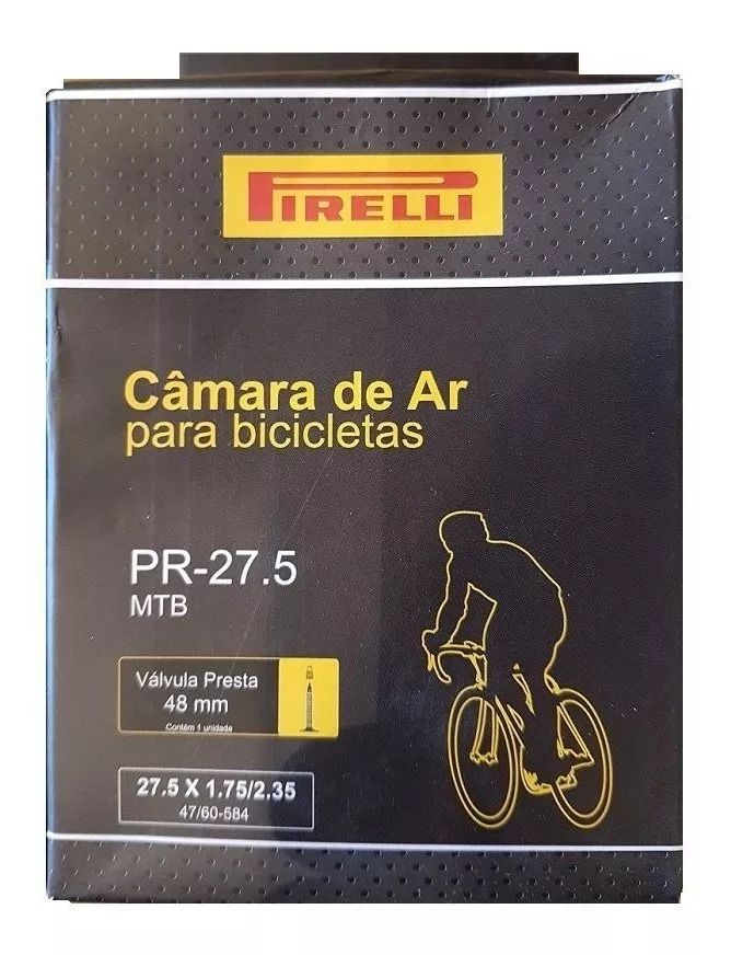 Camara De Ar Pirelli 27.5 X 1.75/2.35 Bico Fino 48mm