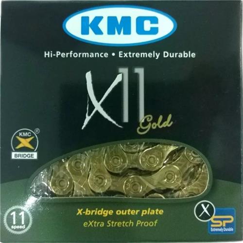 Corrente KMC X11 Dourada com 116 Pinos 