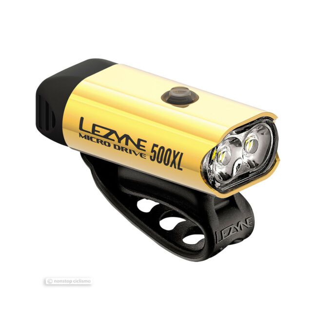 Lanterna Frontal Lezyne Micro Drive 500 XL Dourado