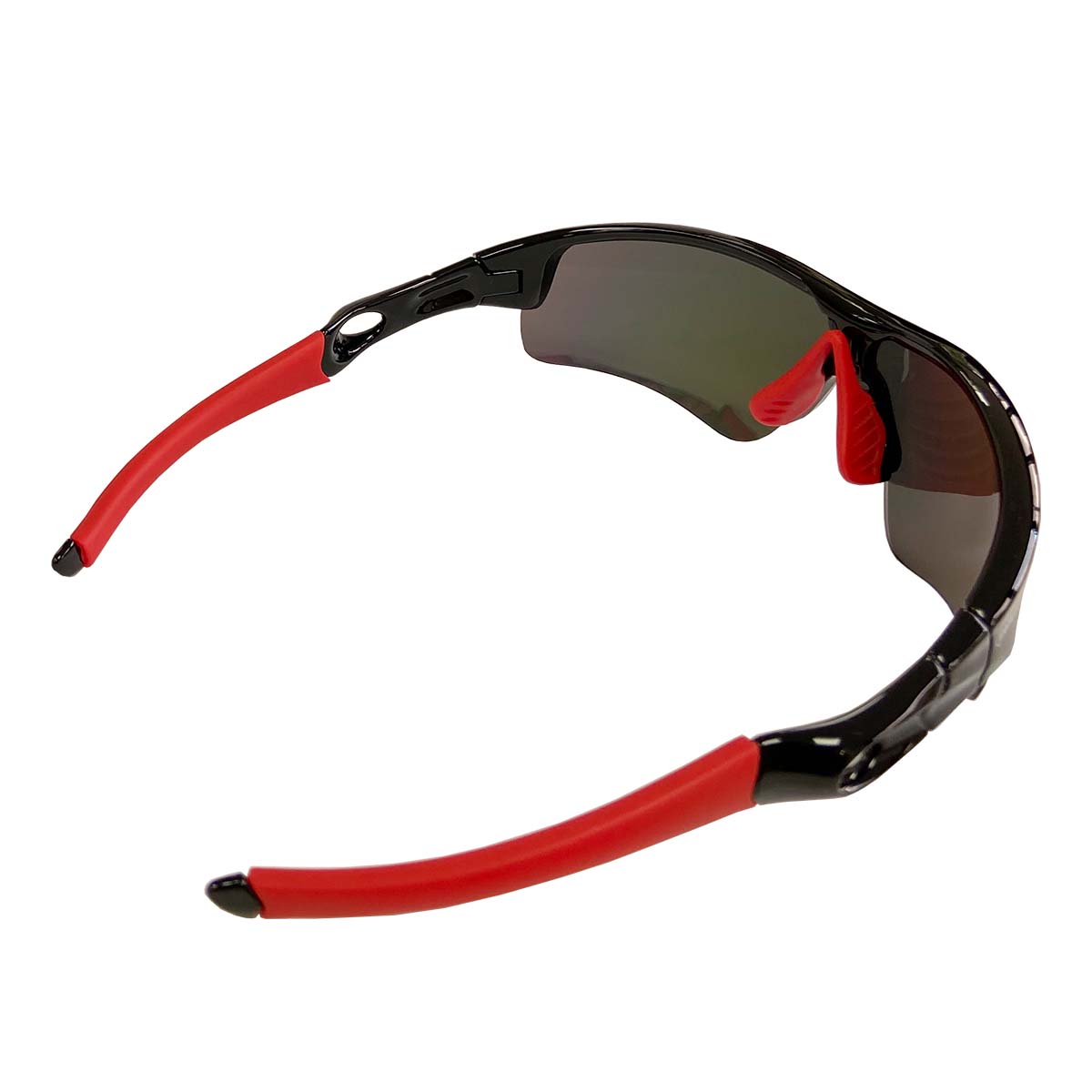 Oculos Ciclismo Elleven Mask Preto Vermelho Espelhado