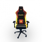 Cadeira Gamer Dazz Nations Alemanha Com Apoio de Braço - Preto/Vermelho/Amarelo