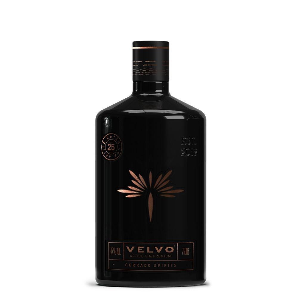 Kit 6 Velvo Artice Gin Super Premium Brasileiro 47% Vol 750ml