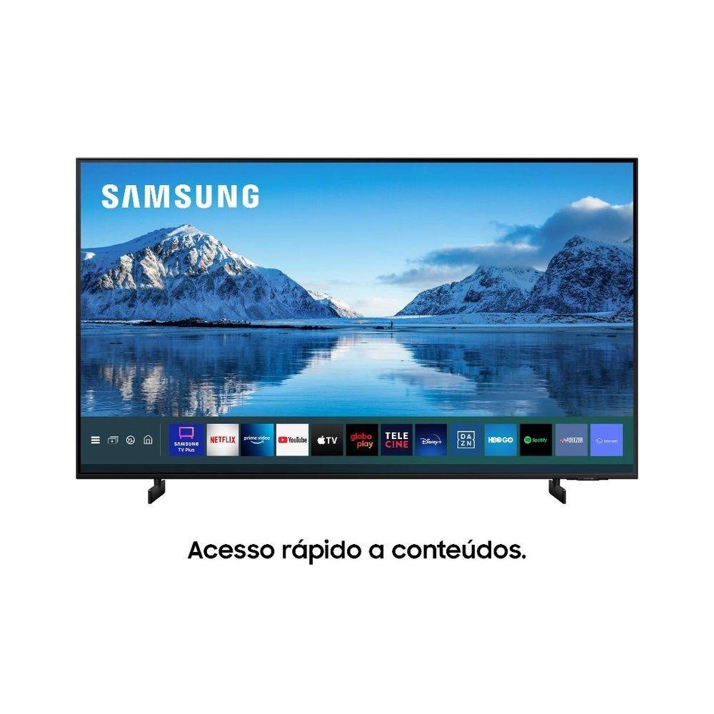 Samsung Smart TV 60" Crystal UHD 4K 60AU8000, Painel Dynamic Crystal Color, Design slim, Tela sem limites, Visual Livre de Cabos, Alexa built in, Controle Único