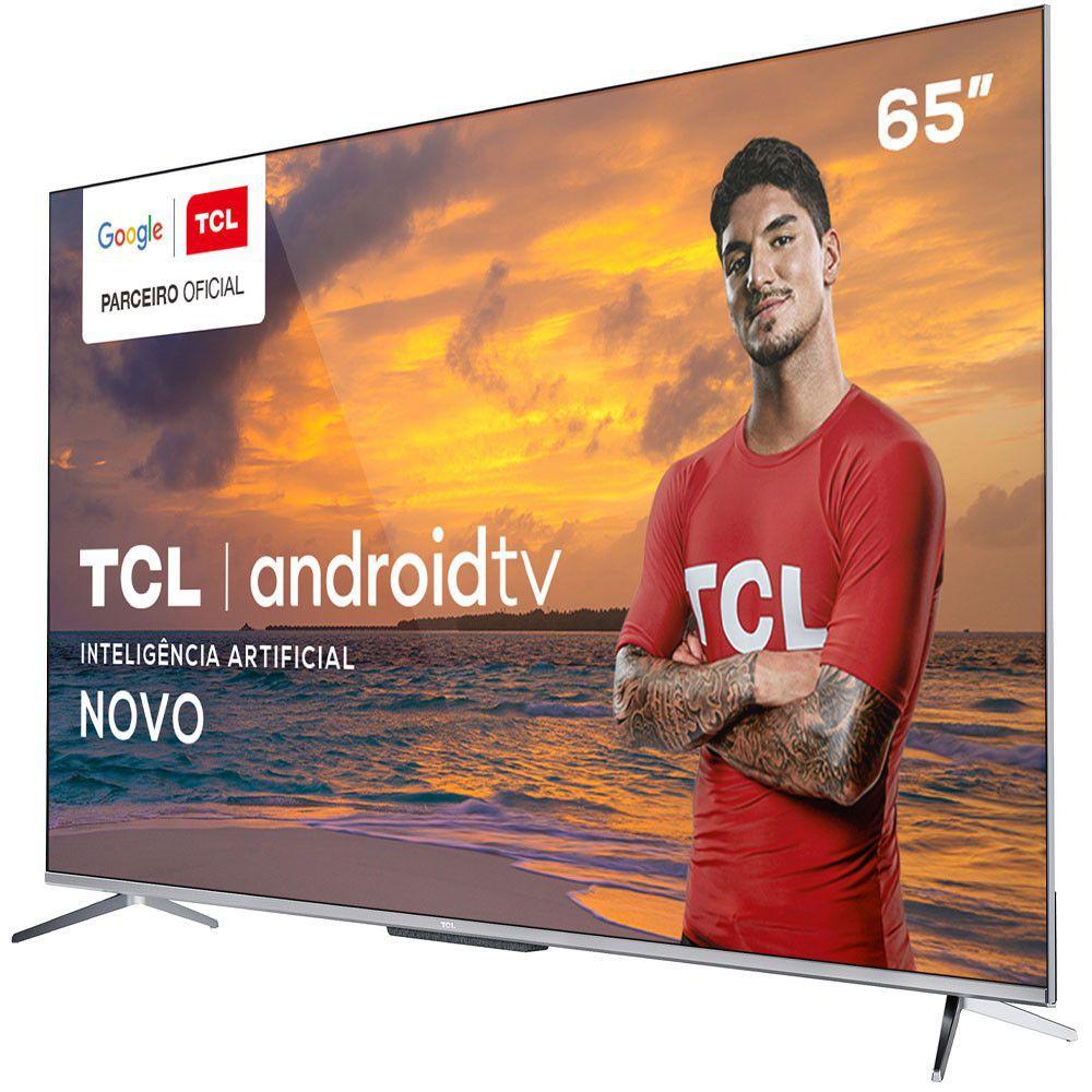 Smart TV 4K UHD LED 65" TCL 65P715 Android Wi-Fi - Bluetooth 3 HDMI 2 USB