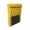Cabeceira Glamour para Cama Box Solteiro 0,90 cm Estofada Suede Amarelo