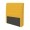Cabeceira Lívia para Cama Box Solteiro 0,90 cm Estofada Courino Amarelo