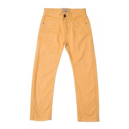 Calça Jeans Infantil Masculina Mostarda Toffee - Nº03