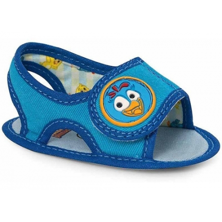 Sandália Infantil Galinha Pintadinha Baby Nº15 Cor Azul - Sugar Shoes