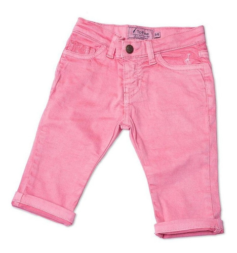Calça Jeans Infantil Feminina Rosa Toffee - Nº2