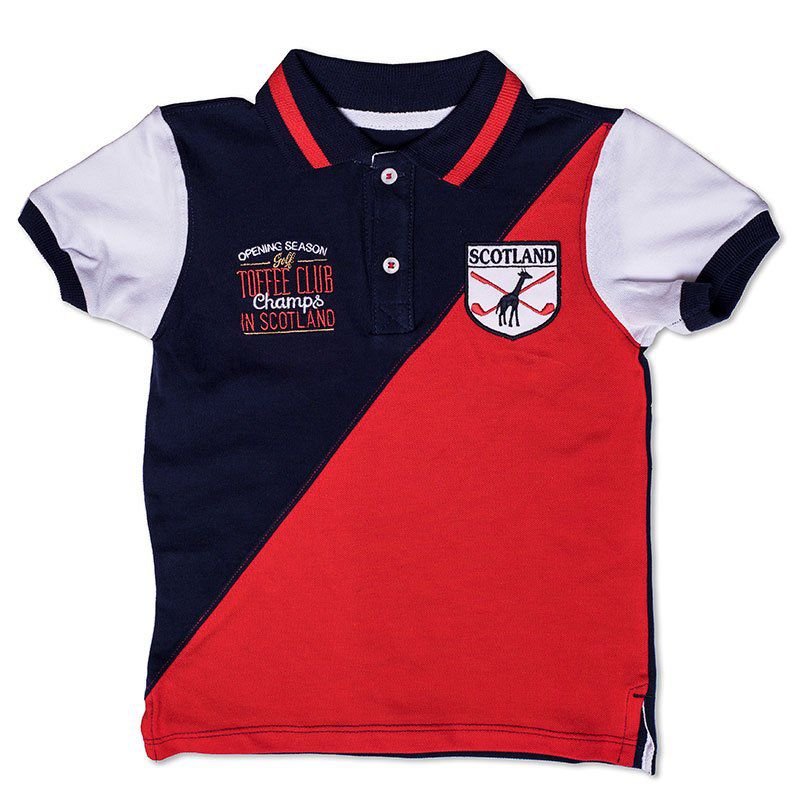 Camiseta Polo Infantil Recorte Toffee - Nº03