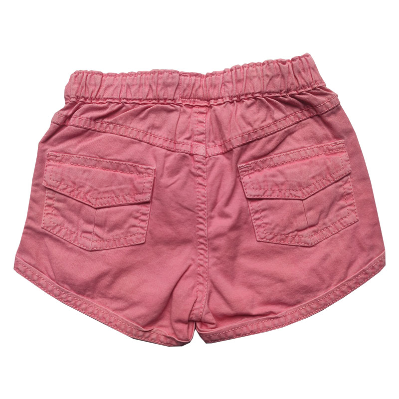 Shorts Jeans Infantil Feminino Toffee Cor Rosa - Tamanho 02