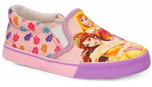 Tênis Infantil Iate Feminino Princesas Disney Sugar Shoes - N°31