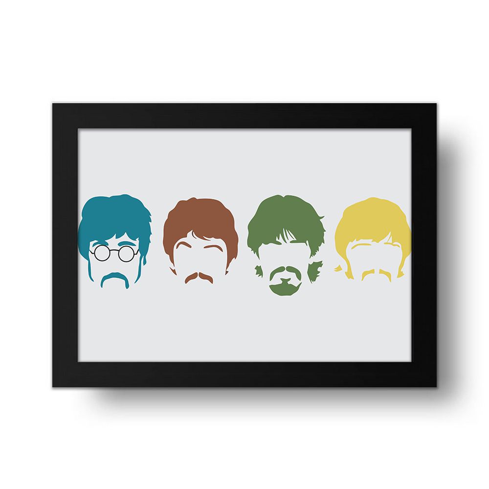 Placa Decorativa Beatles