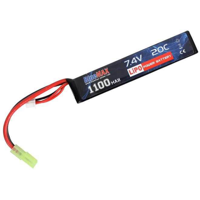 Bateria Lipo BlueMax 7.4v 20c 1100 mAh