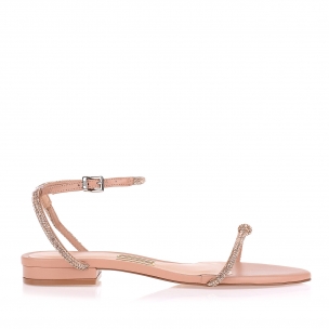Flat New Couro Nude