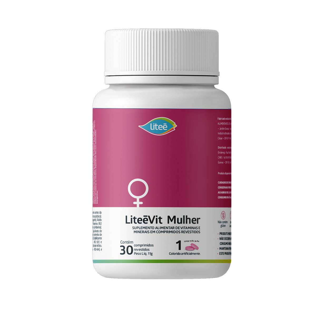 Multivitamínico LiteéVit Mulher - 30 Comprimidos