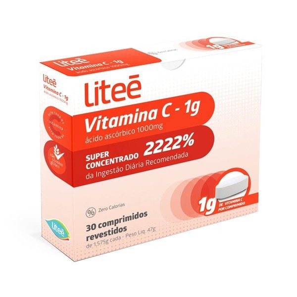 Vitamina C 1G  - 30 comprimidos revestidos