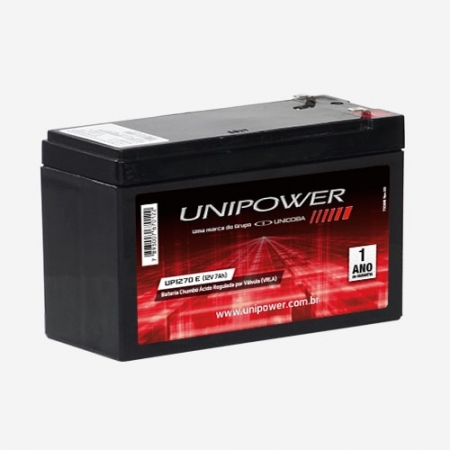 Bateria Selada UP1270E 12V/7AH Unipower