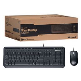 Kit Teclado e Mouse Wired Desktop 600 FOR Business Preto 3J2-00006