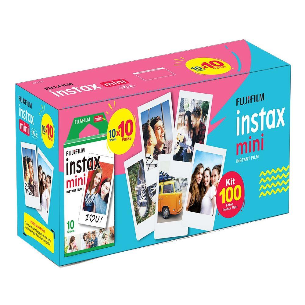 Kit Filme INSTAX Mini 100 Fotos Fujifilm